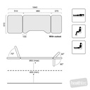 LynX Ultrasound Table with Cut Out