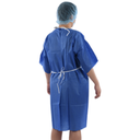 TASK MEDICAL PATIENT GOWN HALF SLEEVES MEDIUM 115x137cm - Carton of 50