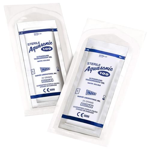 AQUASONIC STERILE GEL 20GM-48