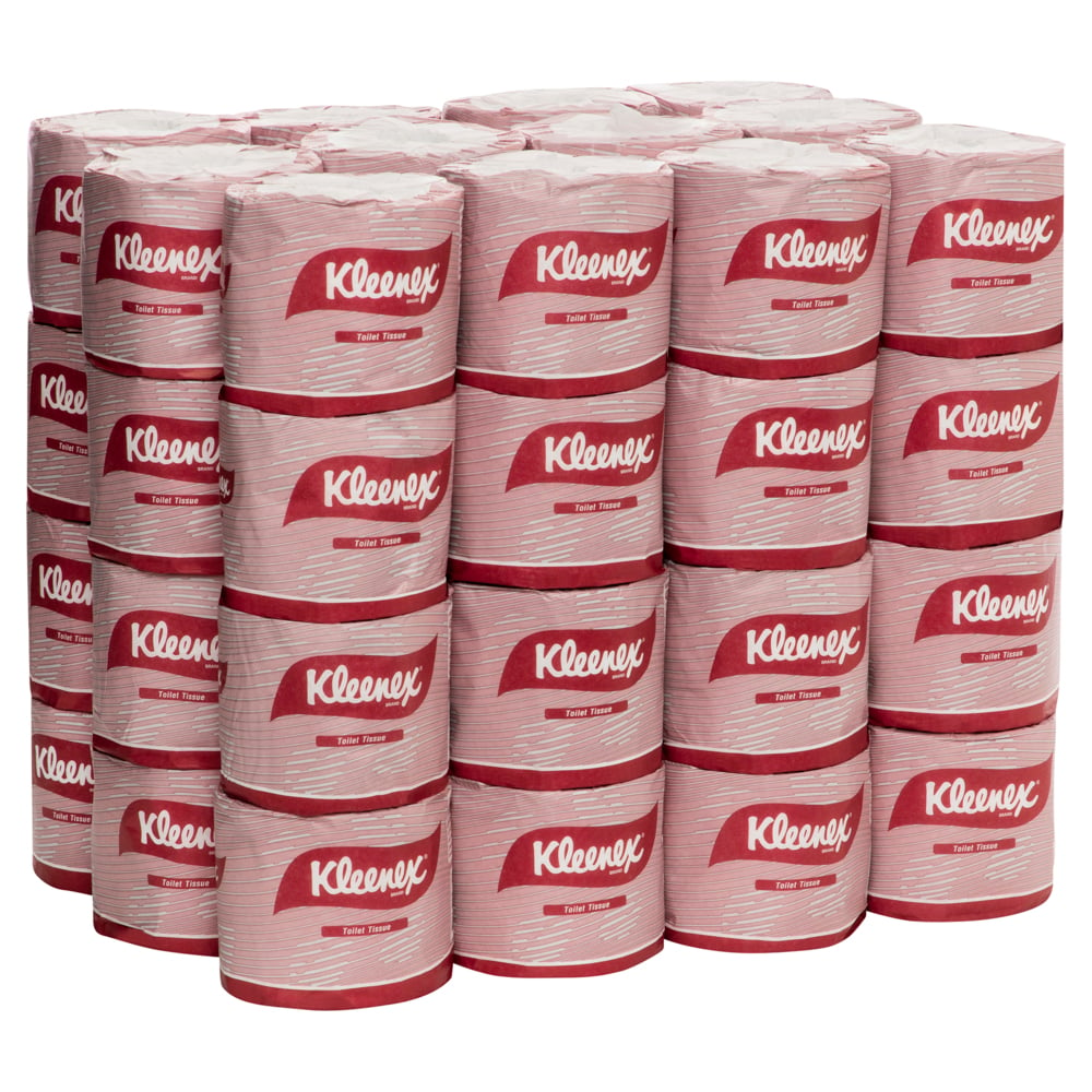 KIMBERLY-CLARK KLEENEX TOILET ROLL 2PLY (4735) - (400 SHEETS X 48 ROLLS)