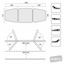 HEALTHTEC EVO UNIVERSAL EXAMINATION TABLE