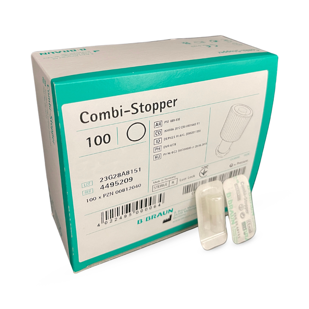 COMBI-STOPPER LUER LOCK WHITE - 100 (4495209)