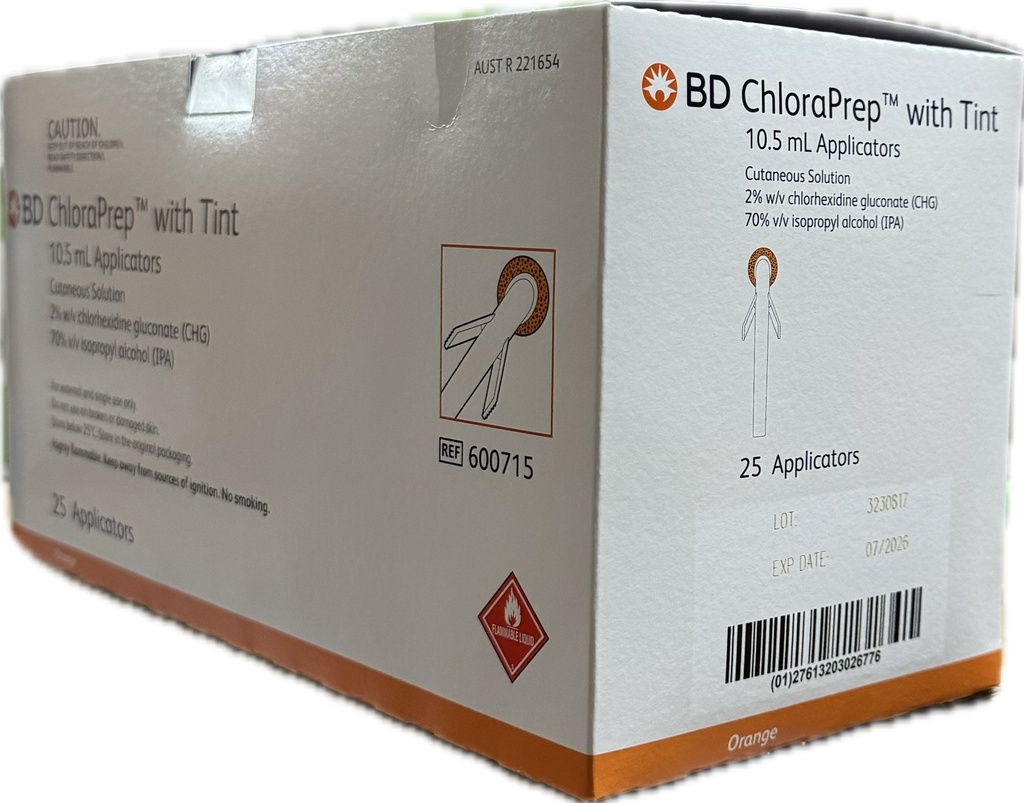 BD CHLORA PREP WITH TINT APPLICATION 10.5ML - 100