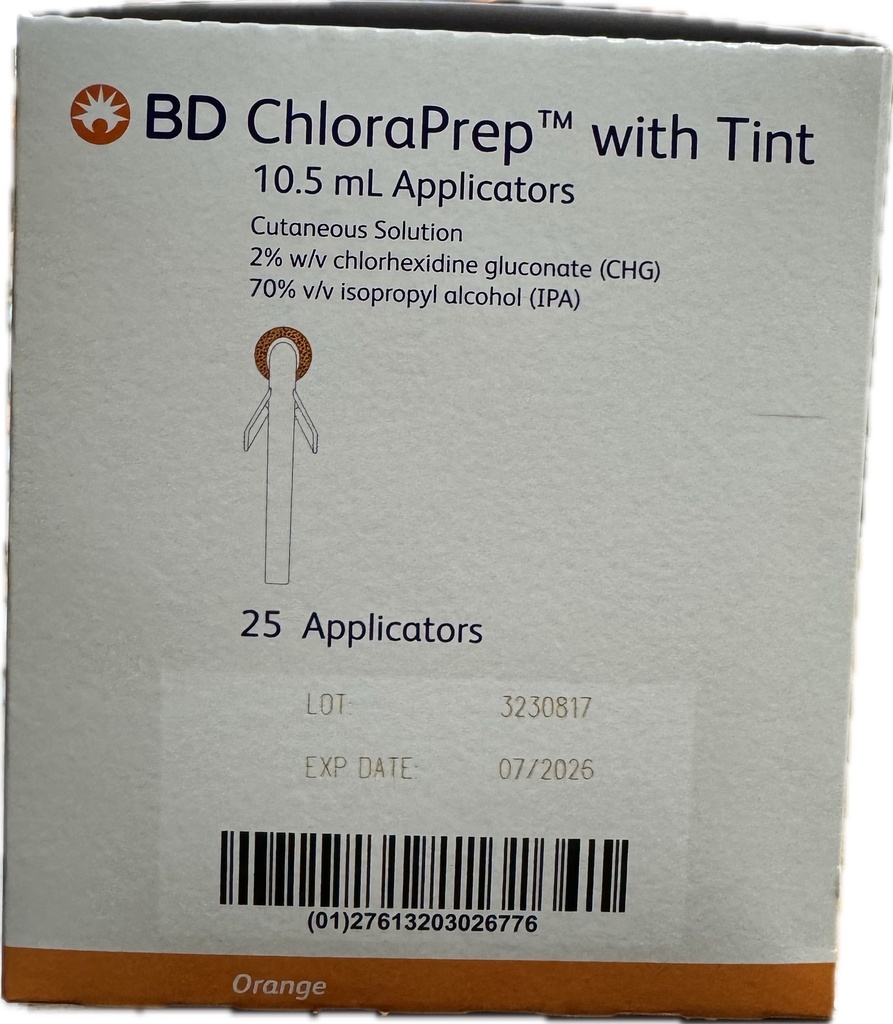 BD CHLORA PREP WITH TINT APPLICATION 10.5ML - 100