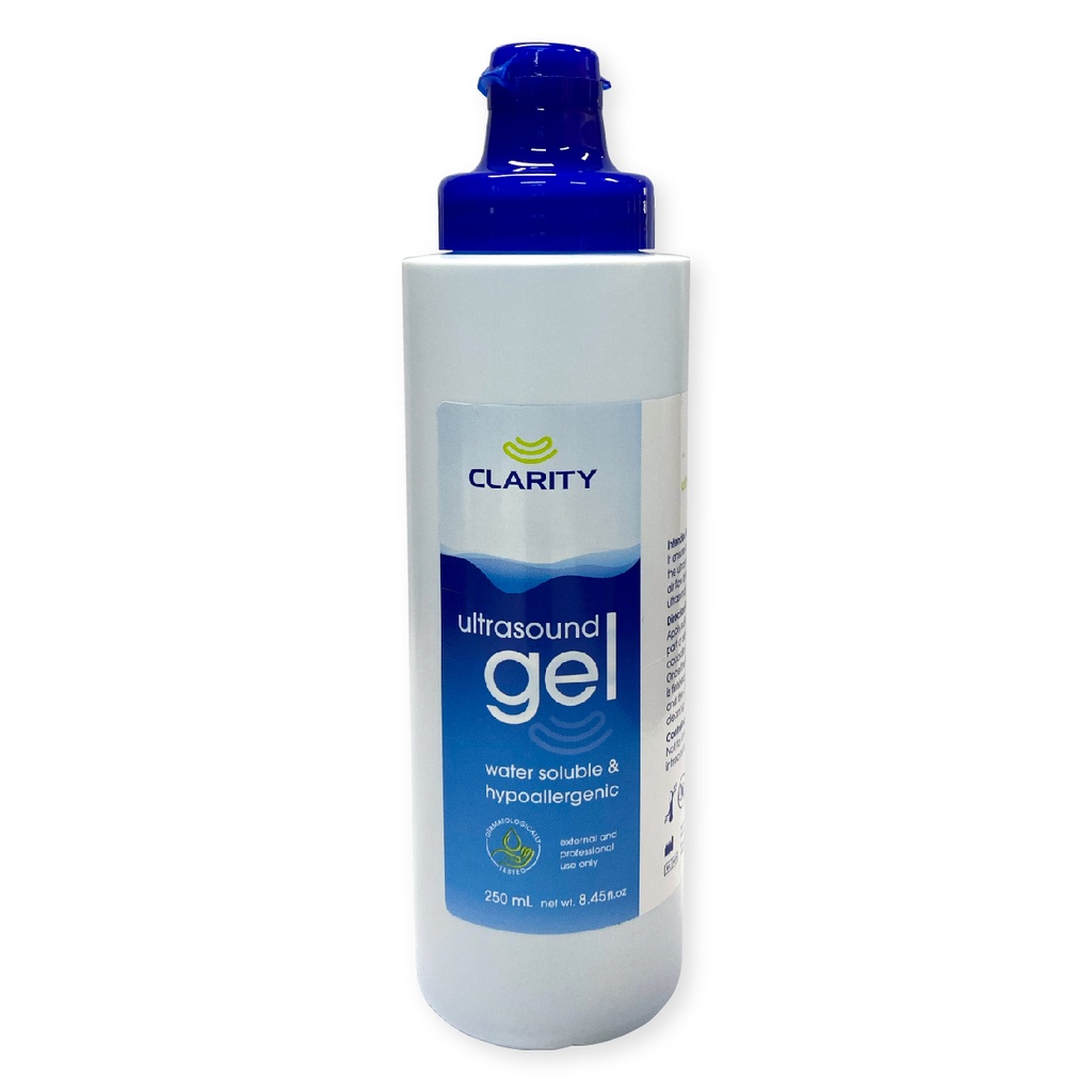 CLARITY ULTRASOUND TRANSMISSION GEL 250ML