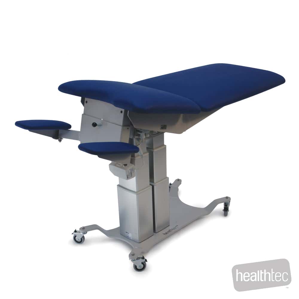 HEALTHTEC EVO GYNAE EXAMINATION TABLE, ELECTRIC BACK REST & SEAT LIFT