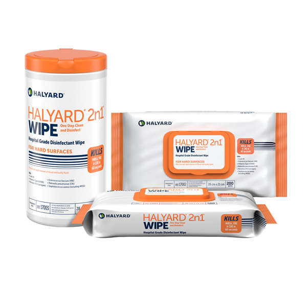 HALYARD 2n1 WIPE CANISTER 17003 PACK-100