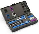 WELCH ALLYN POCKET PLUS LED DIAGNOSTIC SET OTOSCOPE & OPHTHALMOSCOPE BLUEBERRY COLOUR HARD CASE 92880-BLU SET