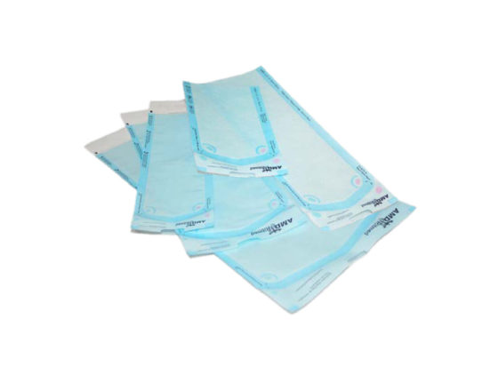 SELF SEAL AUTOCLAVE STERILIZING POUCHES 190x358MM (PAPER SZ) 190x330MM (FILM SZ) (88030-4) BOX-200