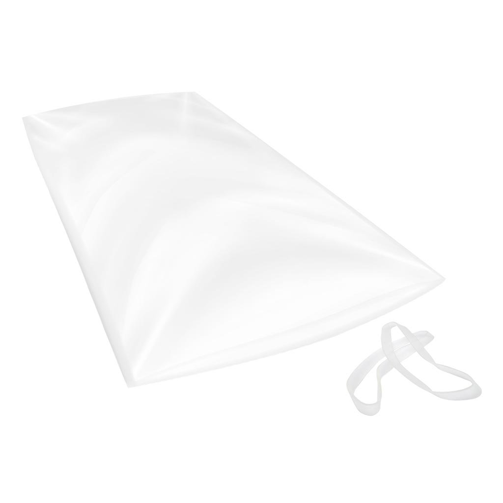 CLARITY STERILE FREEZER BAGS WITH 2 ELASTIC BANDS - 100