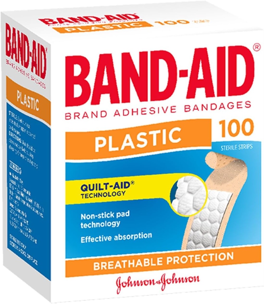 J&J BAND AID STRIPS - 100