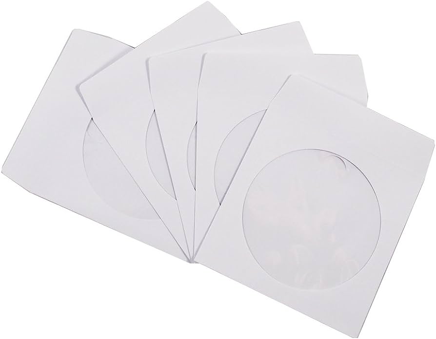 CD ENVELOPES WHITE - 100