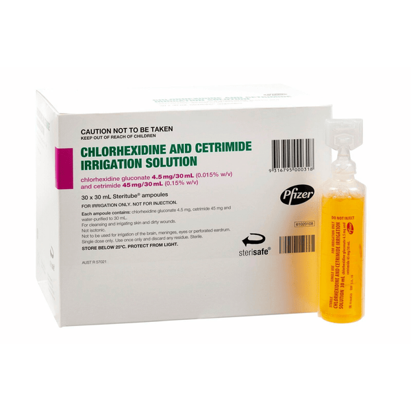 CHLORHEXIDINE 0.015 % + CETRIMIDE 0.15 %  30ML- 30