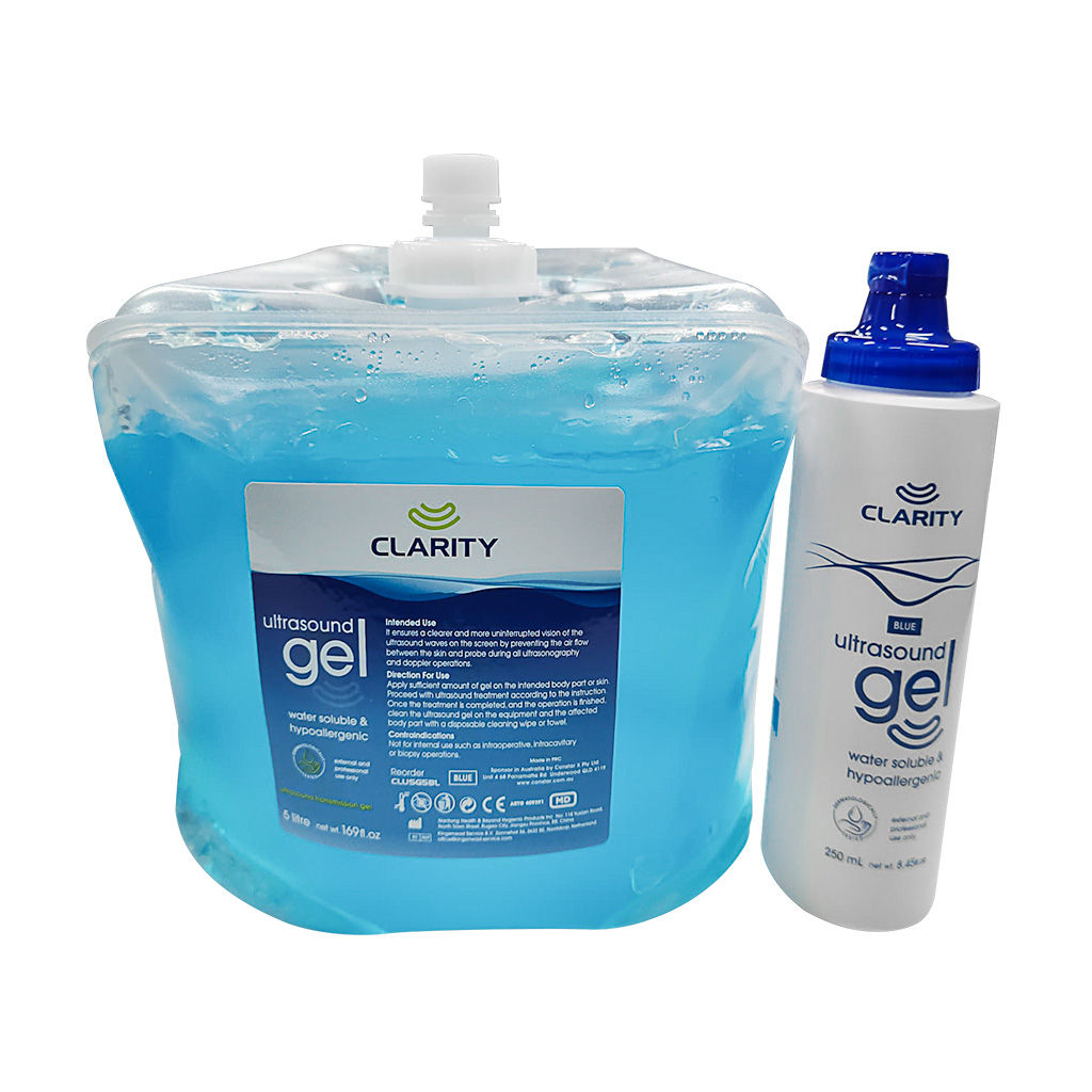 CLARITY ULTRASOUND TRANSMISSION BLUE GEL 5 LITRE