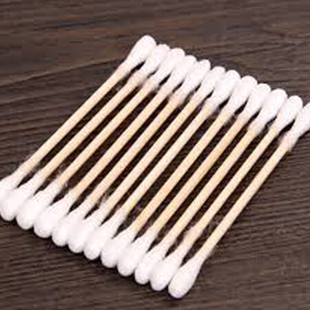 COTTON BUDS DOUBLE ENDED 7.5CM - 100