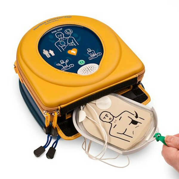 HEARTSINE SAMARITAN 350P SEMI AUTO DEFIB INCL SHOCK PROOF CARRY CASE PAD - 350P