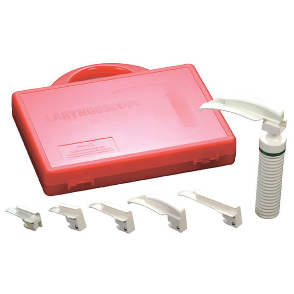 ADD-TECH DISPOSABLE FIBRE OPTIC LARYNGOSCOPE  SET 3 MACINTOSH BLADES, 3 MILLER BLADES, C SIZE HANDLE (PN-1151)