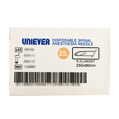 UNIEVER SPINAL NEEDLE 25G X 90MM - 25 (1182966)