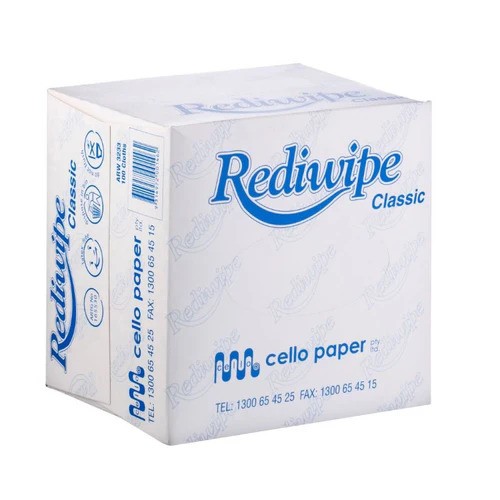 CELLO REDIWIPES HAND TOWEL 32X33CM 100/BOX