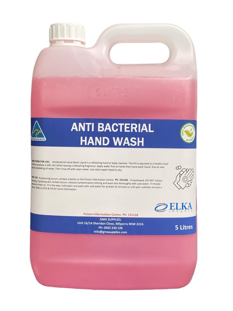 ELKA ANTIBACTERIAL HAND WASH 5L