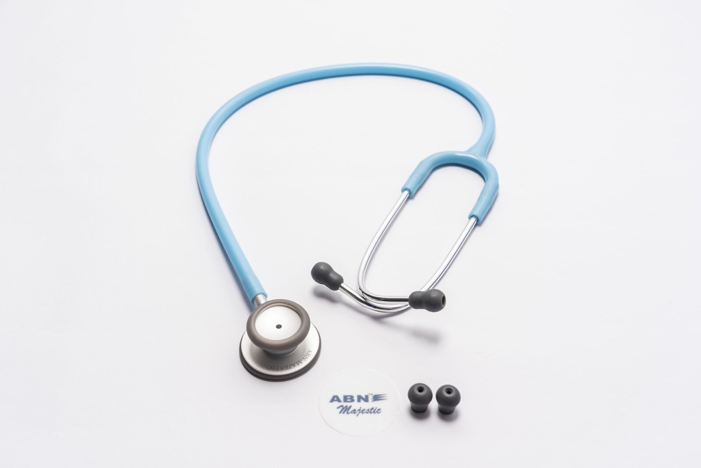 ABN STETHOSCOPE ALUMINIUM MAJESTIC (SGGS-071-LB) - LIGHT BLUE