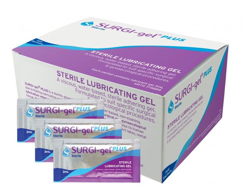 SURGI-GEL PLUS (STERILE LUBRICATING GEL) 3ML-144