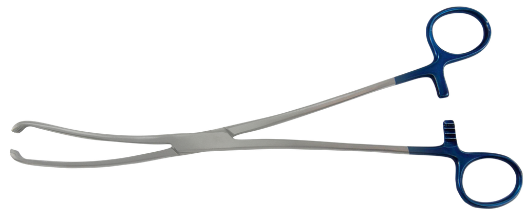 SAYCO STERILE TEALE UTERINE SINGLE USE FORCEPS 25CM