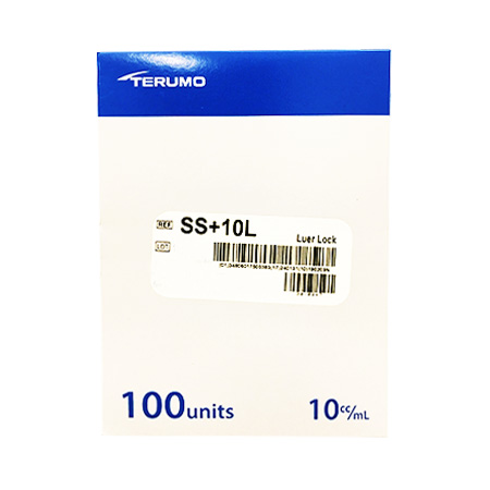 TERUMO SYRINGE 10ML LUER LOCK - 100 (SS+10L)