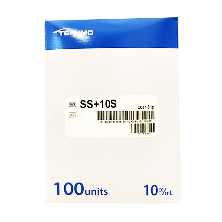 TERUMO SYRINGE 10ML LUER SLIP - 100 (SS+10S)