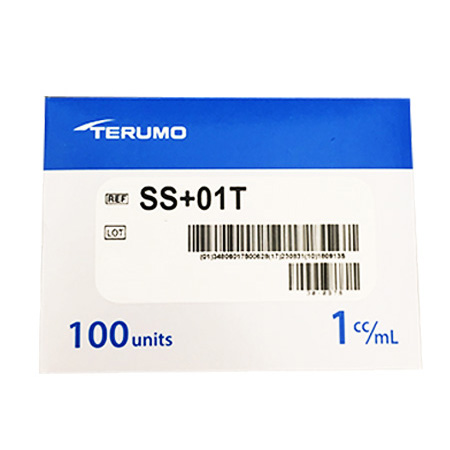 TERUMO SYRINGE TUBERCULIN 1ML SLIP TIP - 100 (SS+01T)