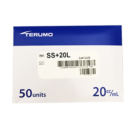 TERUMO SYRINGE 20ML LUER LOCK - 50 (SS+20L)