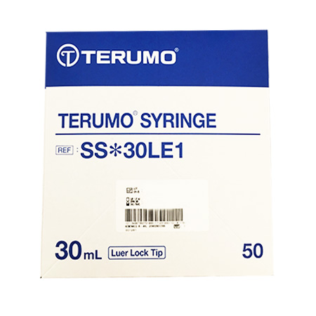 TERUMO SYRINGE 30ML LUER LOCK - 50 (SS*30LE1)