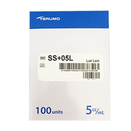 TERUMO SYRINGE 5ML LUER LOCK - 100 (SS+05L)