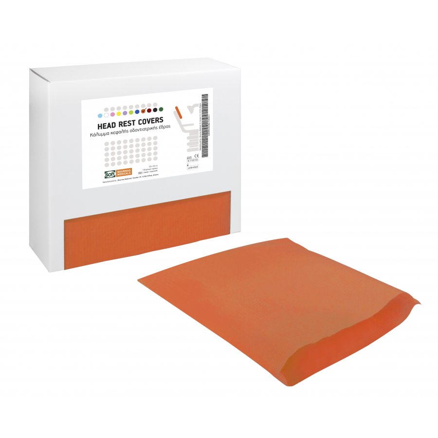 Rainbow Head Rest Cover Orange - 150