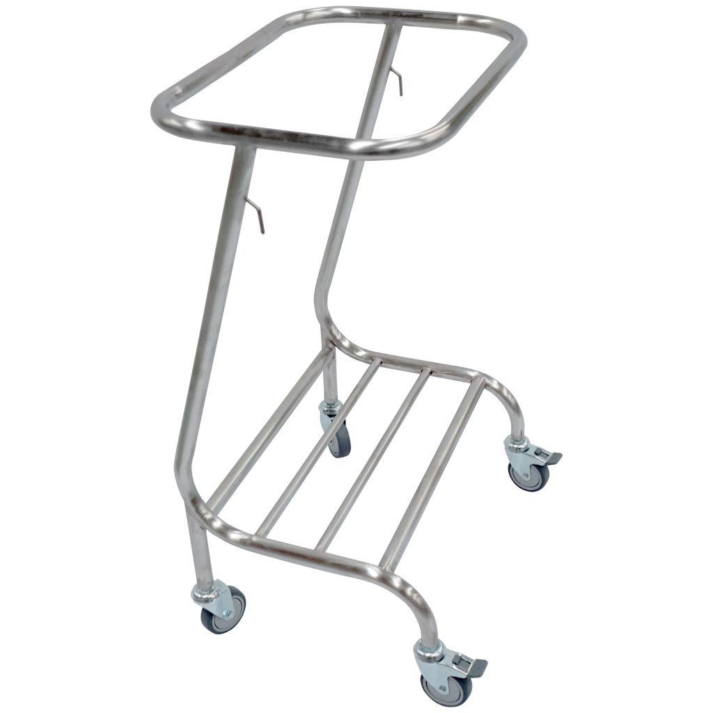 TASK MEDICAL LINEN SKIP TROLLEY SINGLE WITHOUT LID - 38X54X85cm