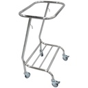 TASK MEDICAL LINEN SKIP TROLLEY SINGLE WITHOUT LID - 38X54X85CM