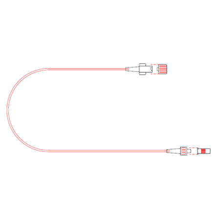TUTA MIN VOLUME SET EXTENSION SET 75CM FEMALE LUER LOCK TO MALE LUER LOCK 50.308 - BOX 100