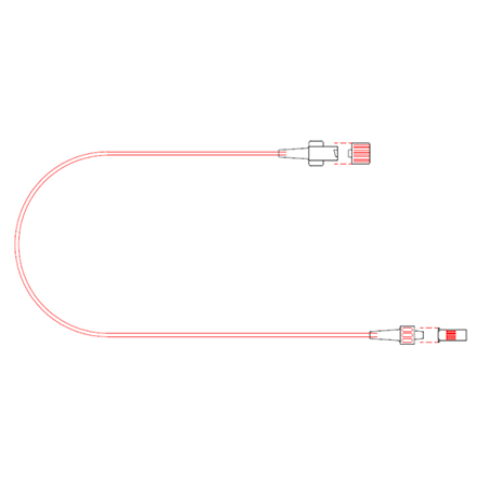 TUTA MIN VOLUME SET EXTENSION SET 75CM FEMALE LUER LOCK TO MALE LUER LOCK 50.308 - BOX 100