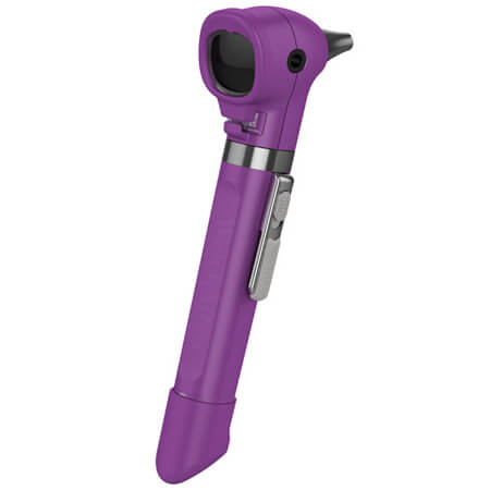 WELCH ALLYN POCKET LED OTOSCOPE 3 WATT WITH HANDLE PLUM COLOUR (22870-PUR)