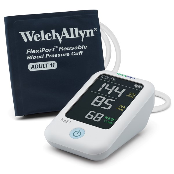 WELCH ALLYN PROBP 2000 DIGITAL BLOOD PRESSURE MONITOR INCLUDE ADULT FLEXIPORT CUFF & 4 AA BATTERIES 2000