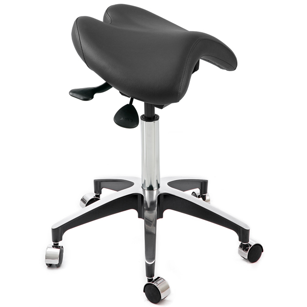 WINBEX KIMI SADDLE SEAT STOOL BLACK 00-5112-01 DU100