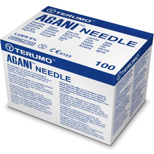 TERUMO AGANI HYPODERMIC NEEDLE 19G X 50MM - Box of 100 (AN1950R1)