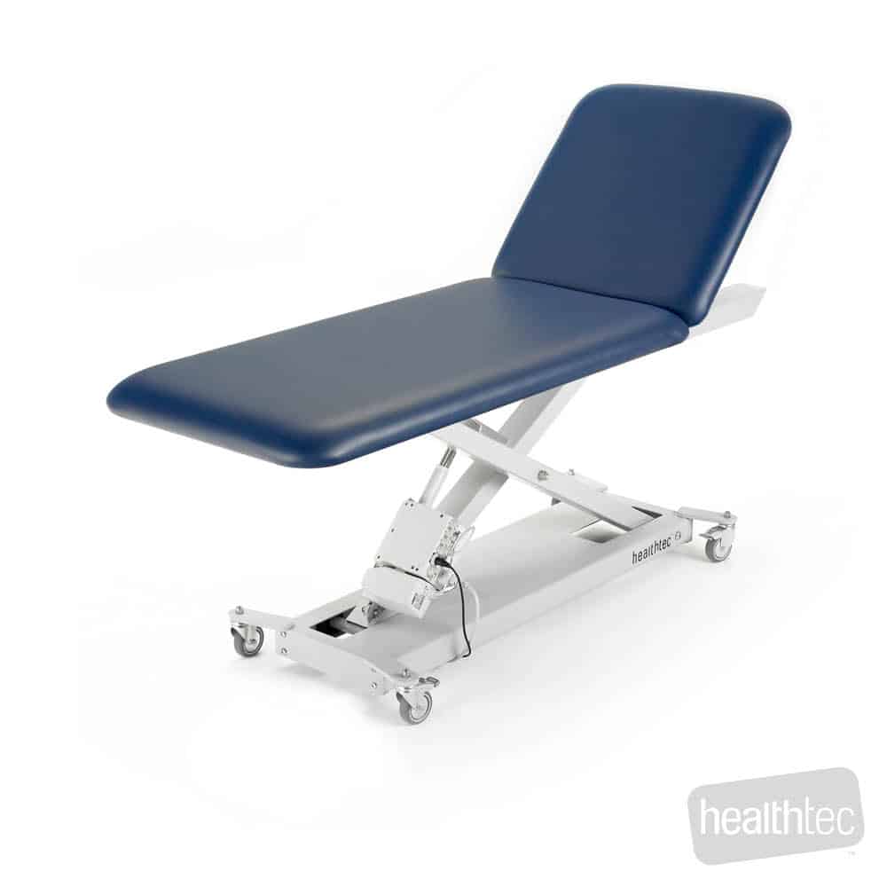 HEALTHTEC SX GP EXAMINATION TABLE (710 WIDE) - 2 SECTION WITH ELECTRIC BACKREST