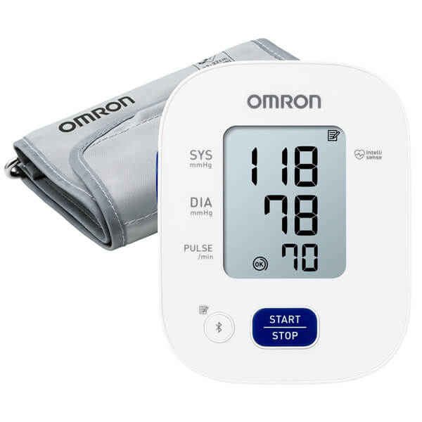 OMRON HEM 7142T1 STANDARD BLOOD PRESSURE MONITOR BLUETOOTH 1 X MED ADULT CUFF