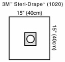 3M STERI DRAPE OPTHALMIC CLEAR WITH ADHESIVE FENESTRATION 40X 40CM - 40 (1020)