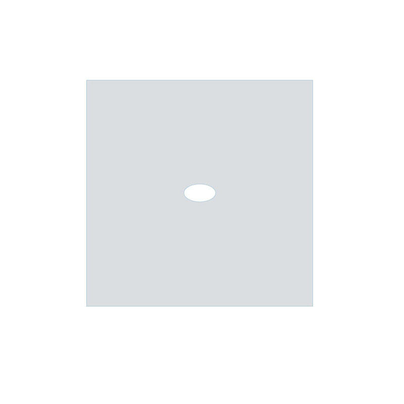 STERILE FENESTRATED DRAPE CLEAR 50cm x 68cm (11010012)
