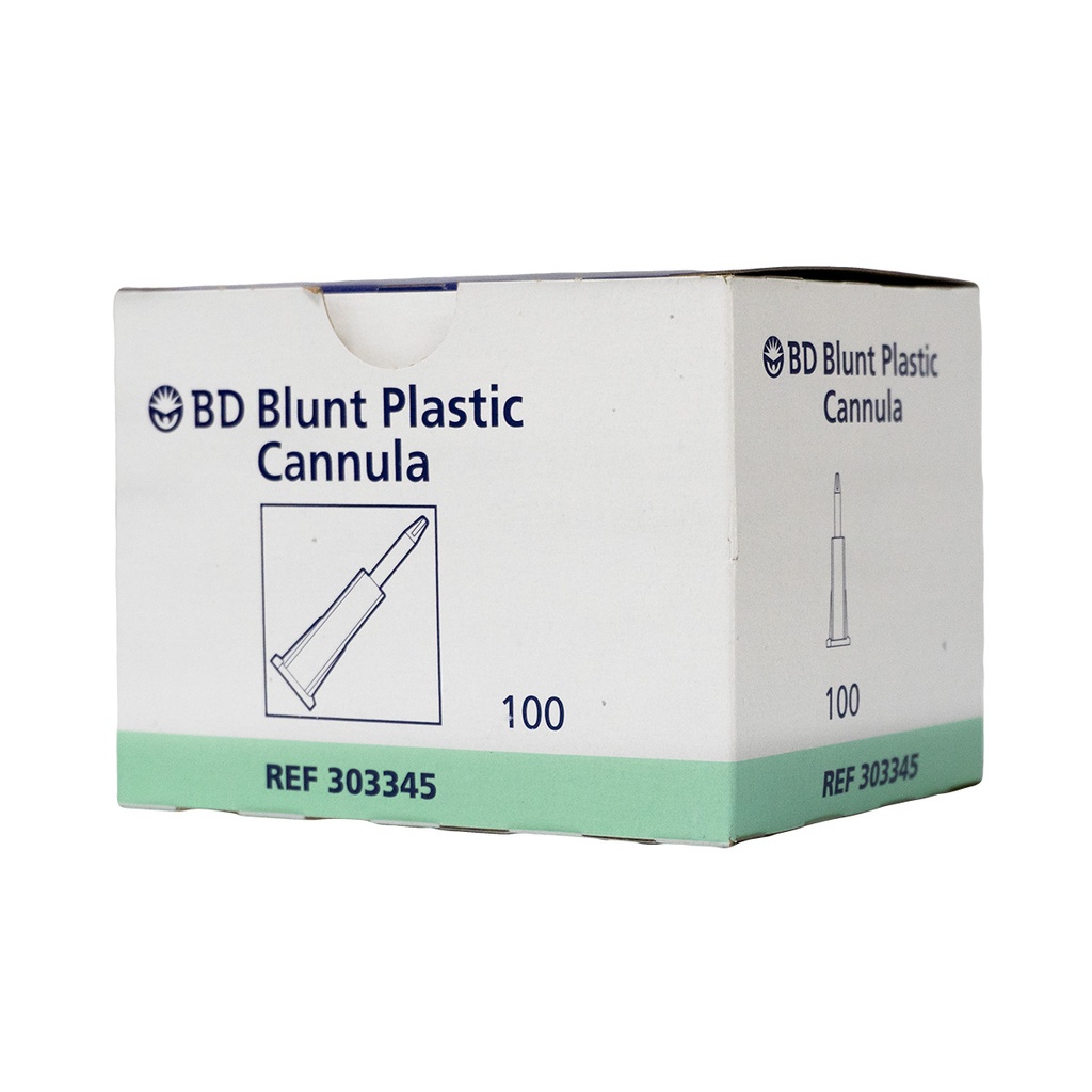 BD BLUNT PLASTIC CANNULA - 100 (303345)