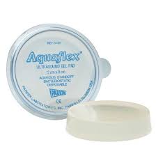 AQUAFLEX CONDUCTIVITY GEL PAD SINGLE USE NON STERILE ROUND 2X9CM EACH