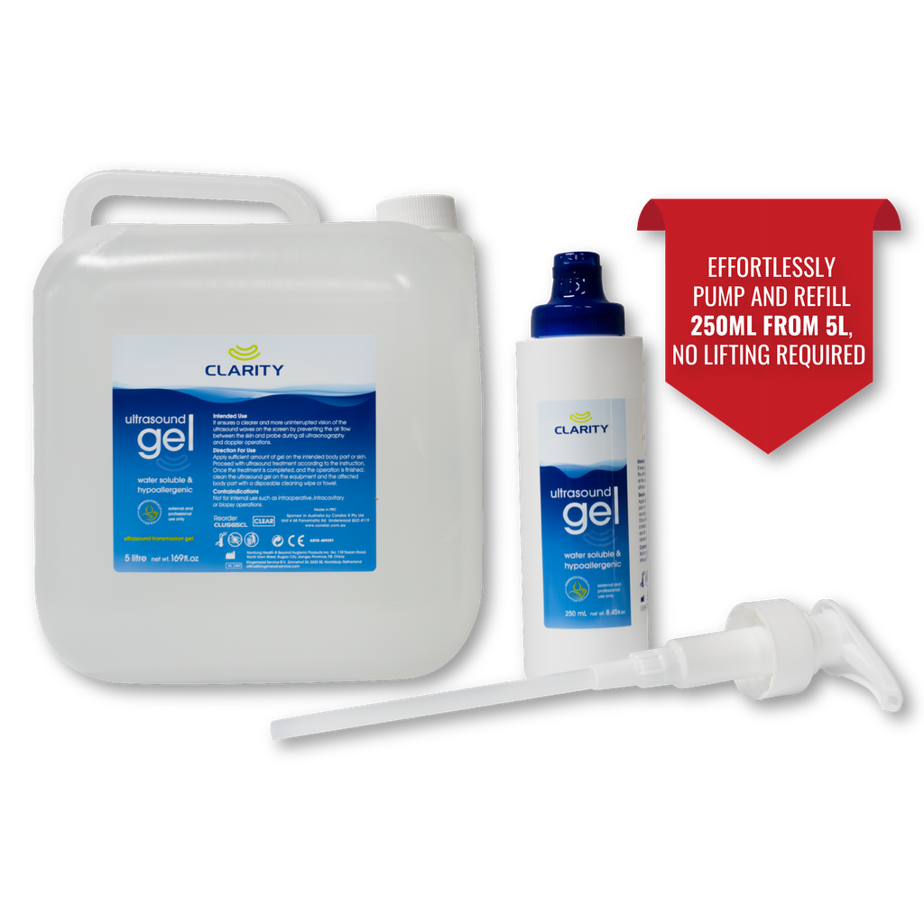 CLARITY ULTRASOUND TRANSMISSION CLEAR GEL 5 LITRE