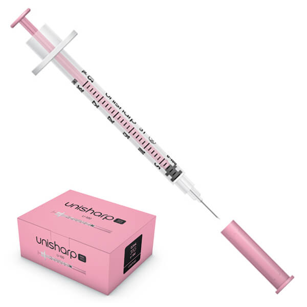 TERUMO UNISHARP 0.3ML 31G X 8MM FIXED NEEDLE SYRINGE FOR AESTHETIC INJECTIONS INDIVIDUALLY WRAPPED U31PK BOX-100